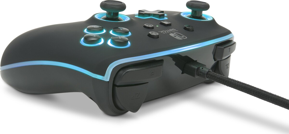 Powera Enhanced Wired Controller - Nintendo Switch Spectra - Black