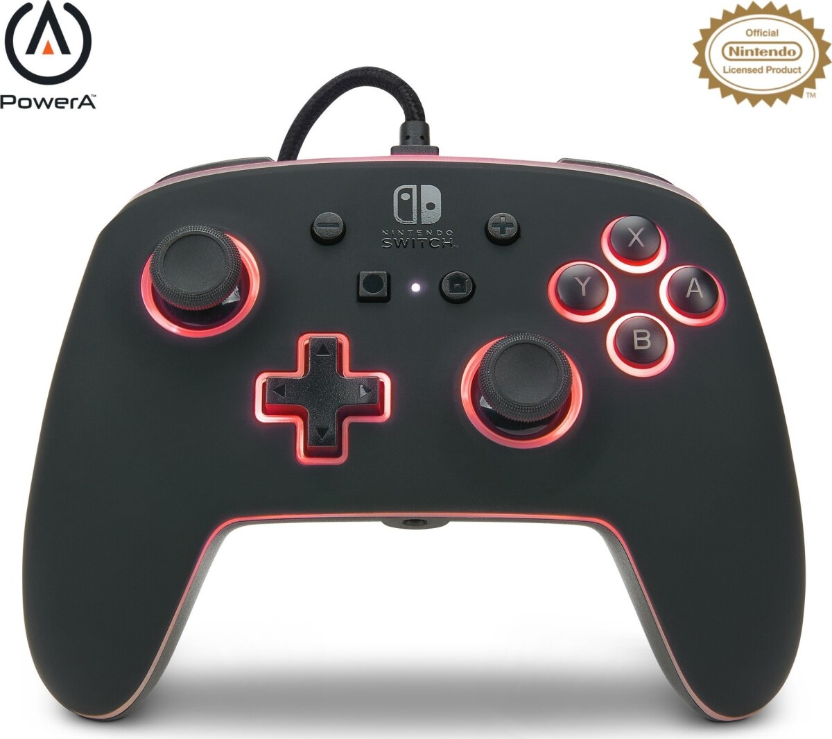Powera Enhanced Wired Controller - Nintendo Switch Spectra - Black