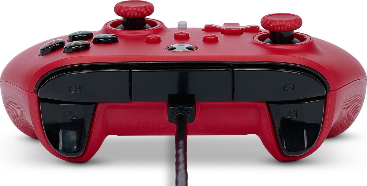 Powera Enhanced Wired Controller - Xbox Series Xs - Artisan Red