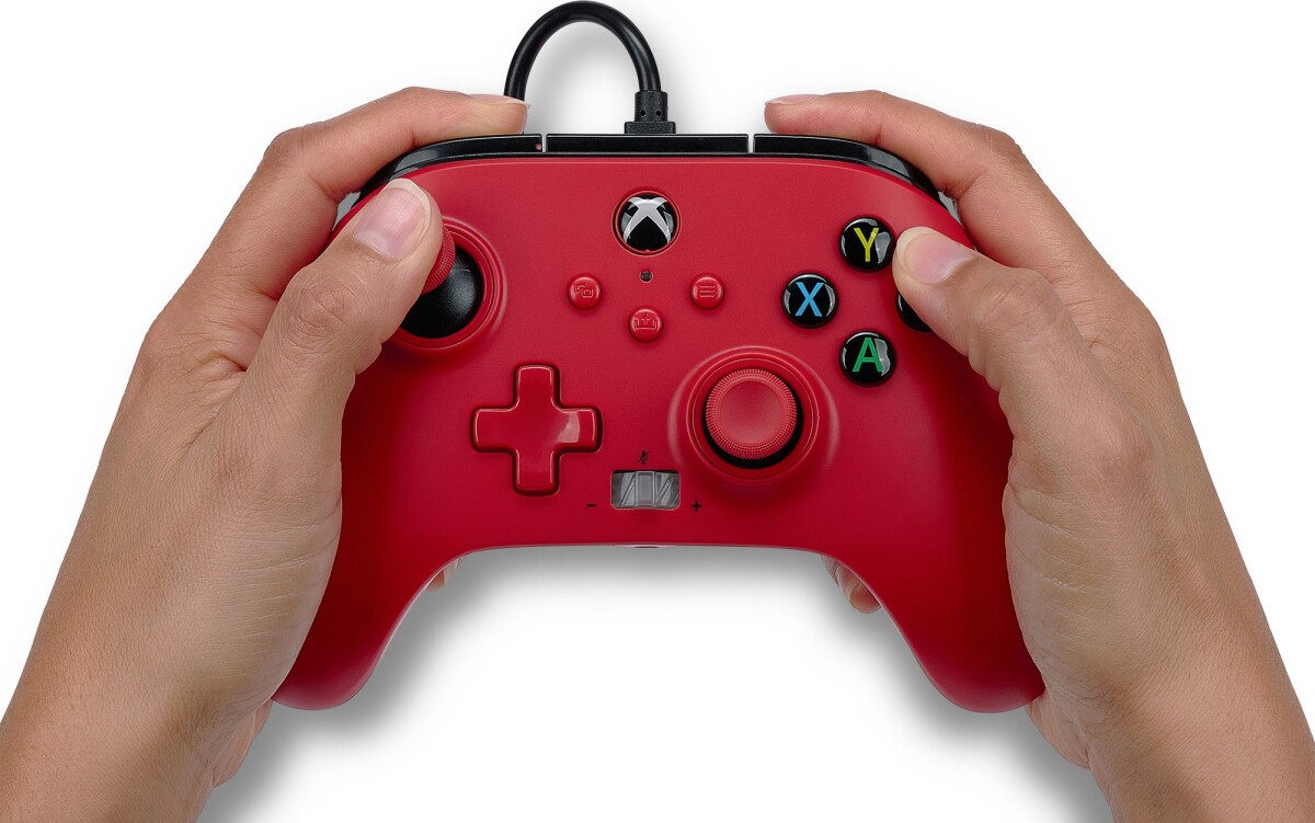 Powera Enhanced Wired Controller - Xbox Series Xs - Artisan Red