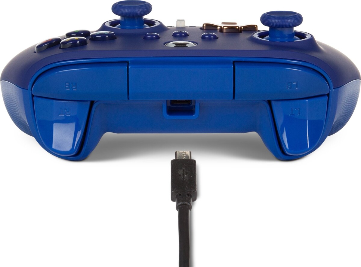 Køb Powera Enhanced Wired Controller - Xbox Series X/s - Midnight Blue ...