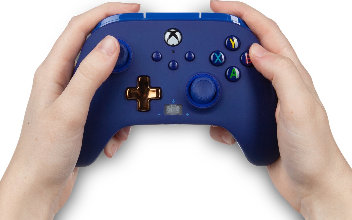 Køb Powera Enhanced Wired Controller - Xbox Series X/s - Midnight Blue ...
