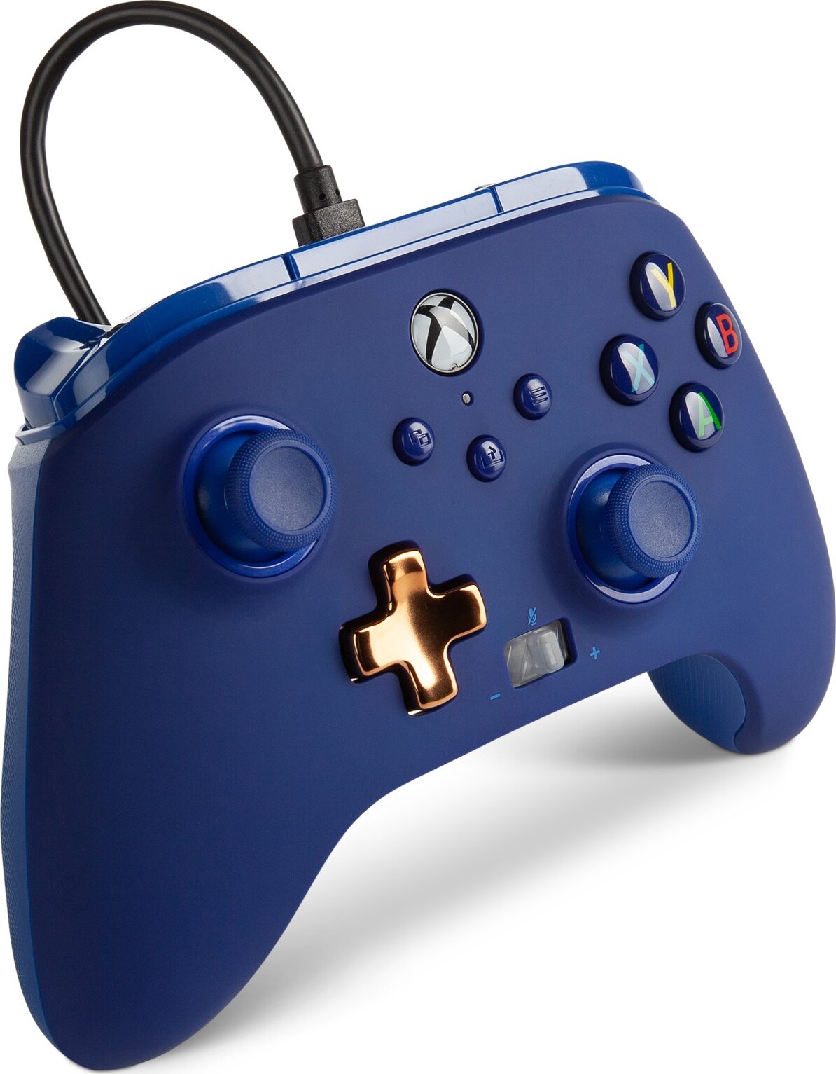 Køb Powera Enhanced Wired Controller - Xbox Series X/s - Midnight Blue ...