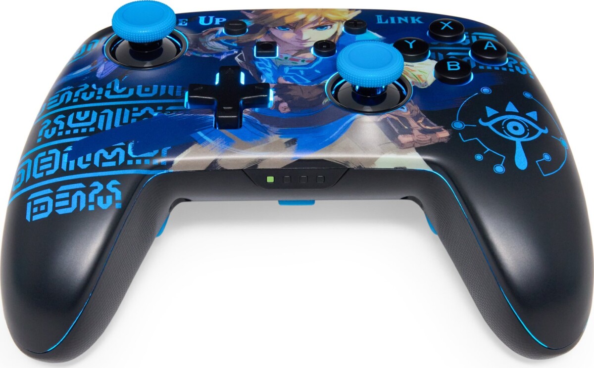Powera Enhanced Wireless Controller With Lumectra Etched - Wake Up Link