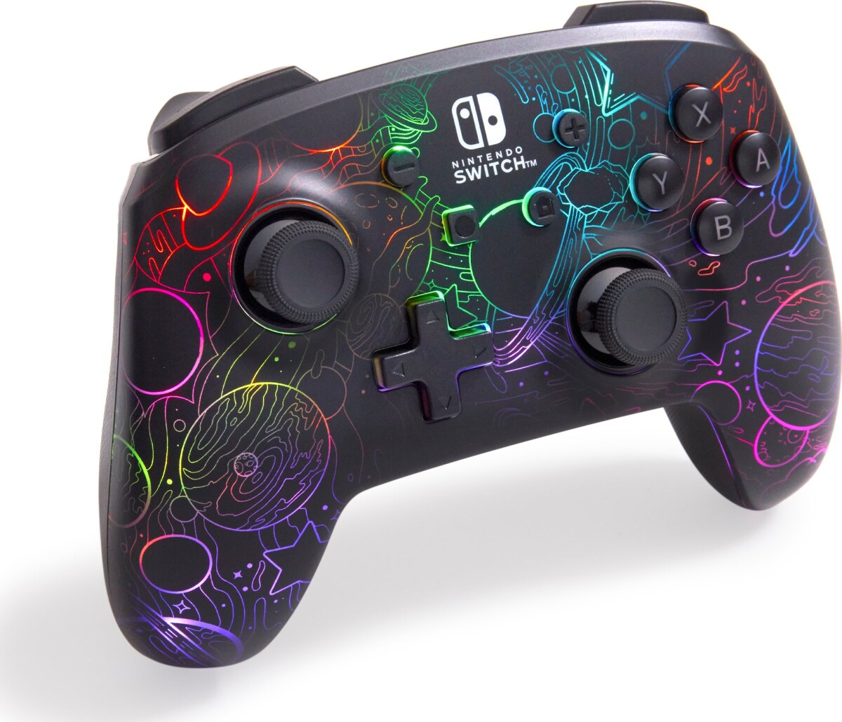 Powera Enhanced Wireless Controller With Lumectra - Galactic Vortex