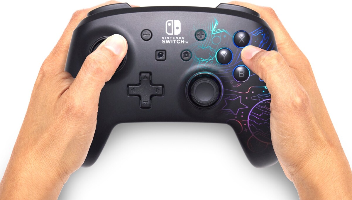 Powera Enhanced Wireless Controller With Lumectra - Galactic Vortex