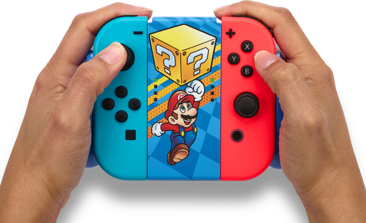 Powera Joy-Con Comfort Grip - Mystery Block Mario Nintendo Switch