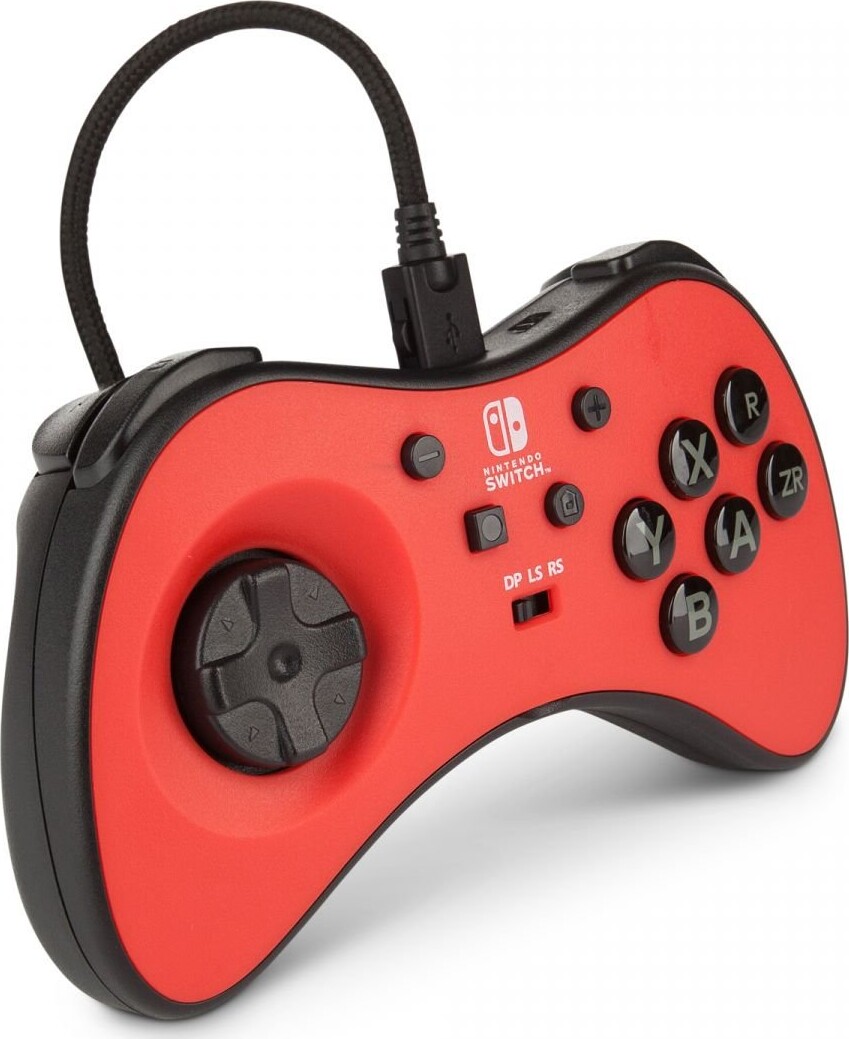 Powera - Fusion Fightpad Controller Til Nintendo Switch - Rød
