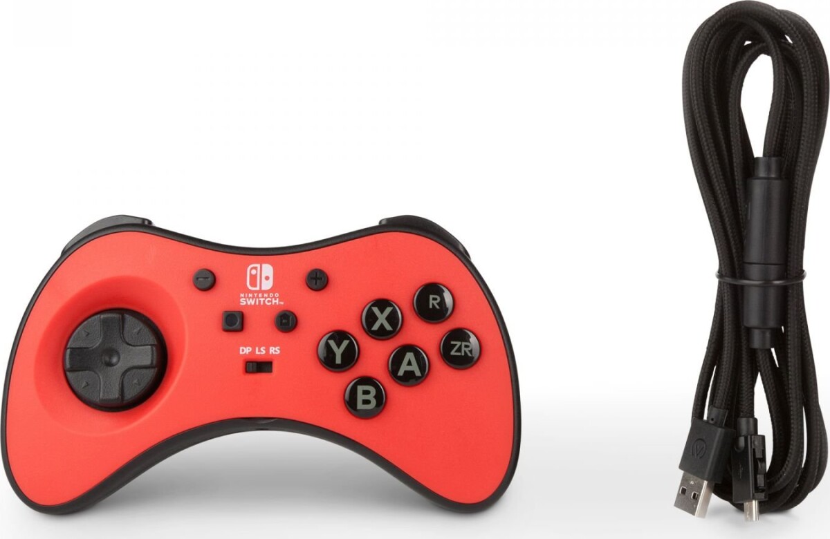 Powera - Fusion Fightpad Controller Til Nintendo Switch - Rød