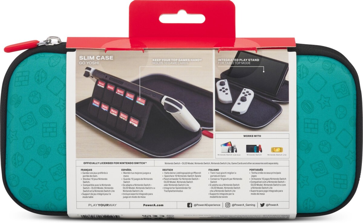 Powera Nintendo Switch Slim Case - Go Yoshi - Switcholedlite