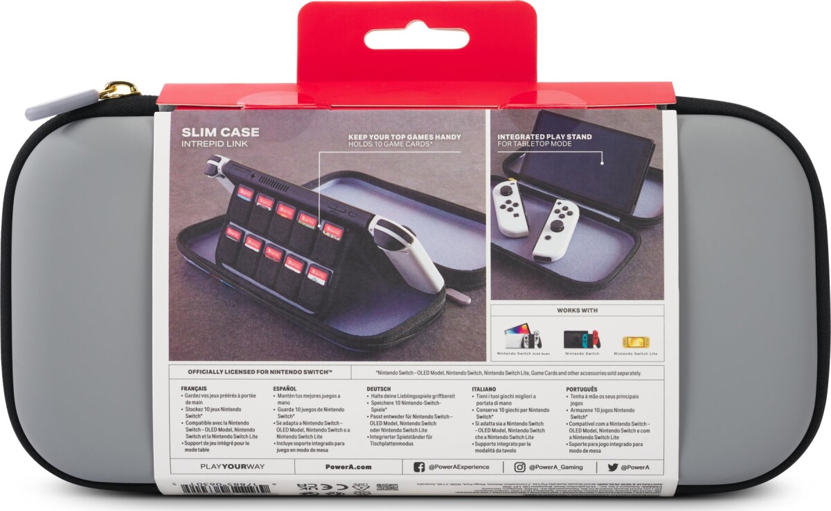 Køb Powera Nintendo Switch Slim Case - Intrepid Link - Switch/oled/lite ...