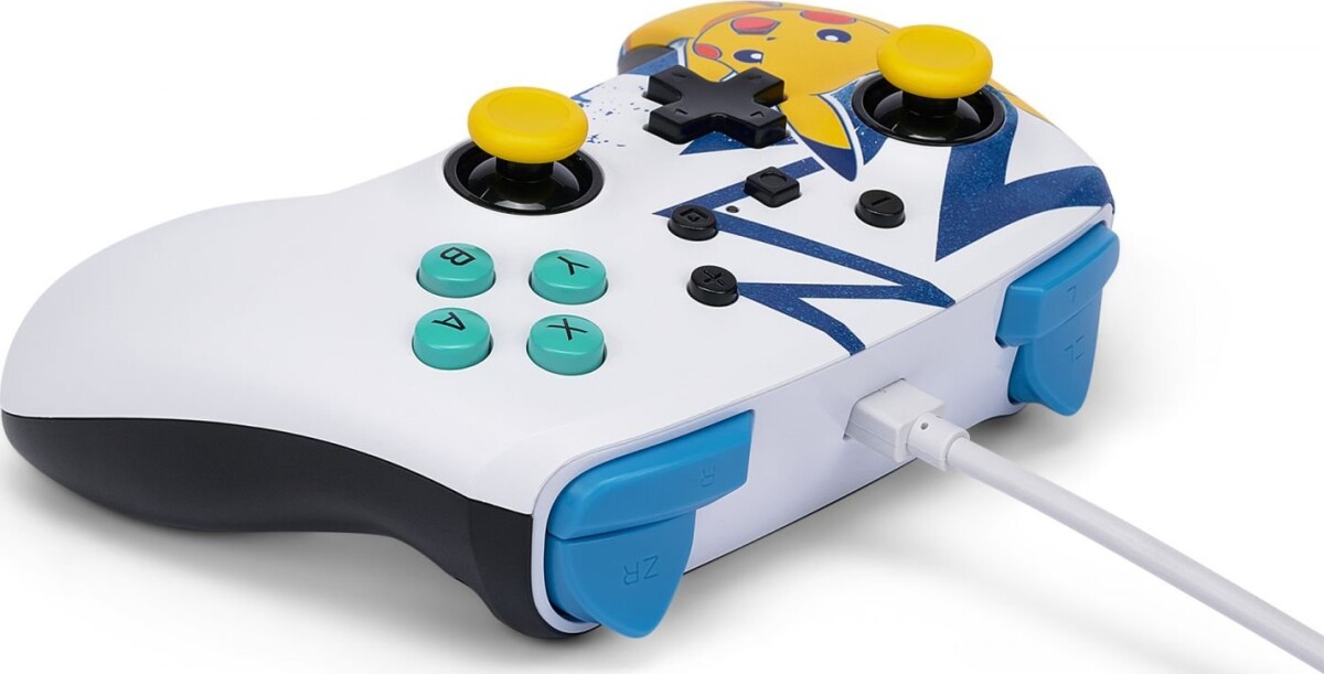 Powera Nsw Enh Wired Controller - Pikachu High Voltage