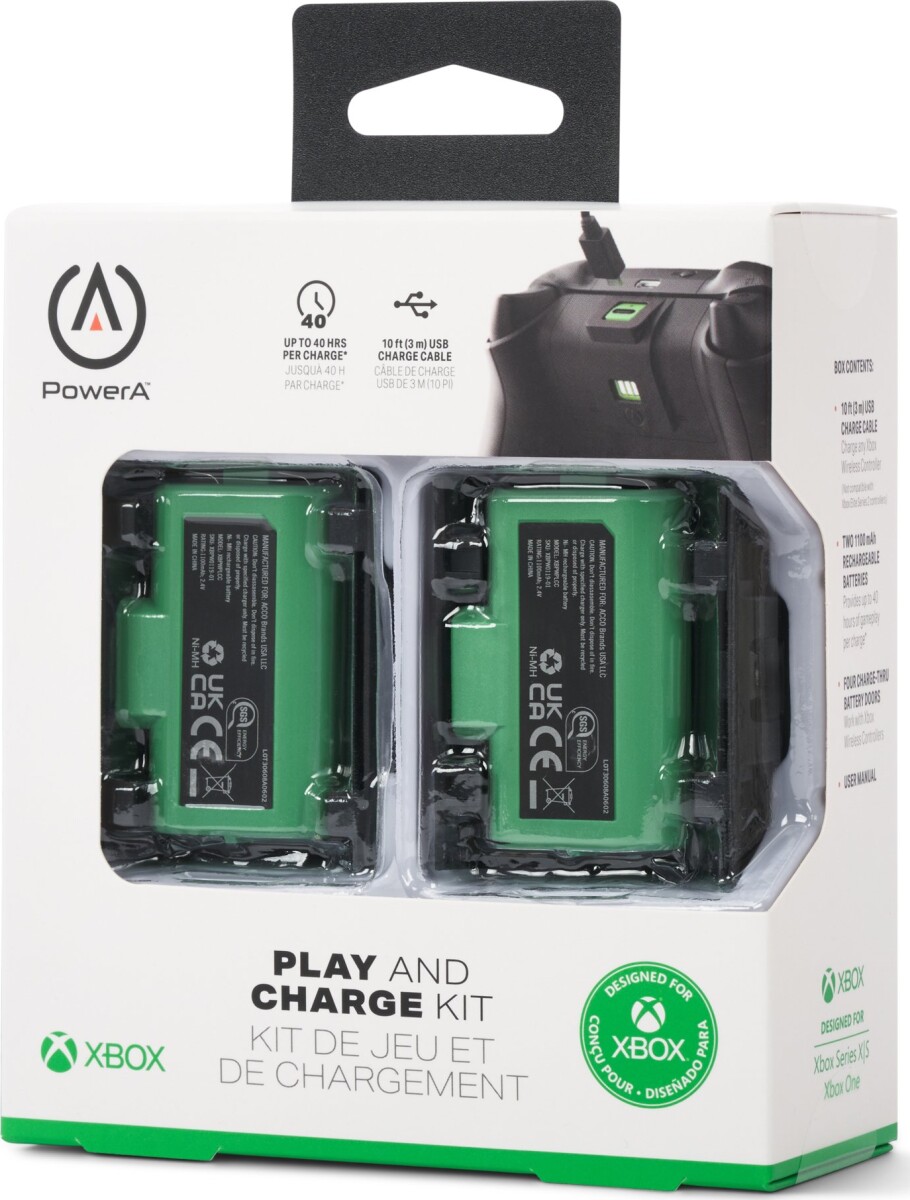 Powera Play Charge Kit - Xbox Series Xs - Black