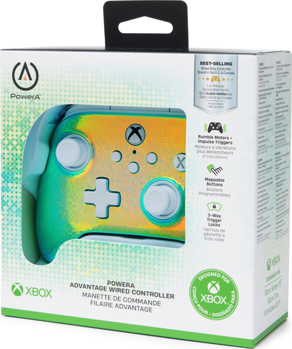 Powera - Advantage Kablet Controller - Disco Ball