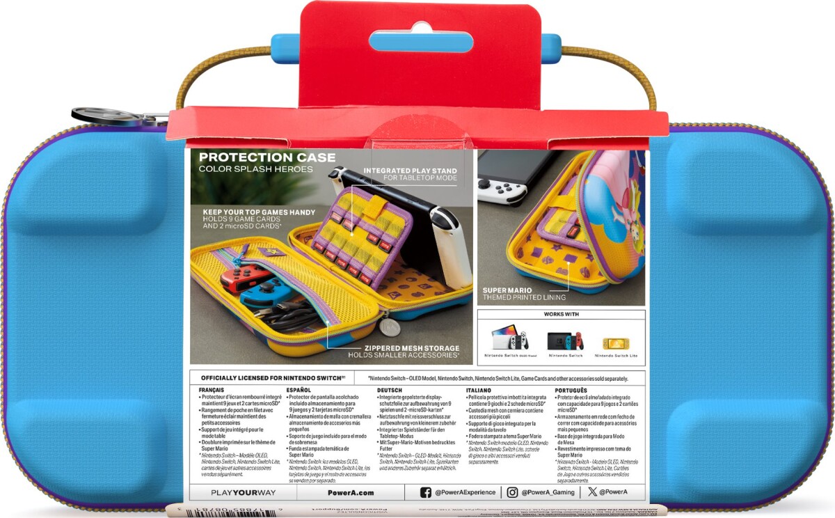 Powera Protection Case - Color Splash Heroes Nintendo Switch