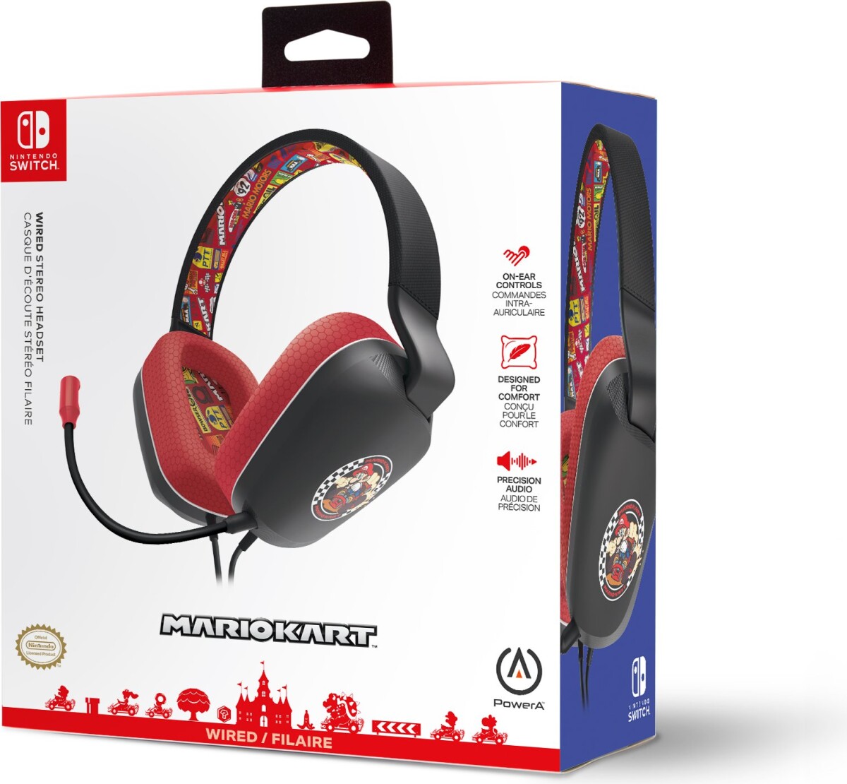 Powera Stereo Headset - Mario Kart Rivals Nintendo Switch