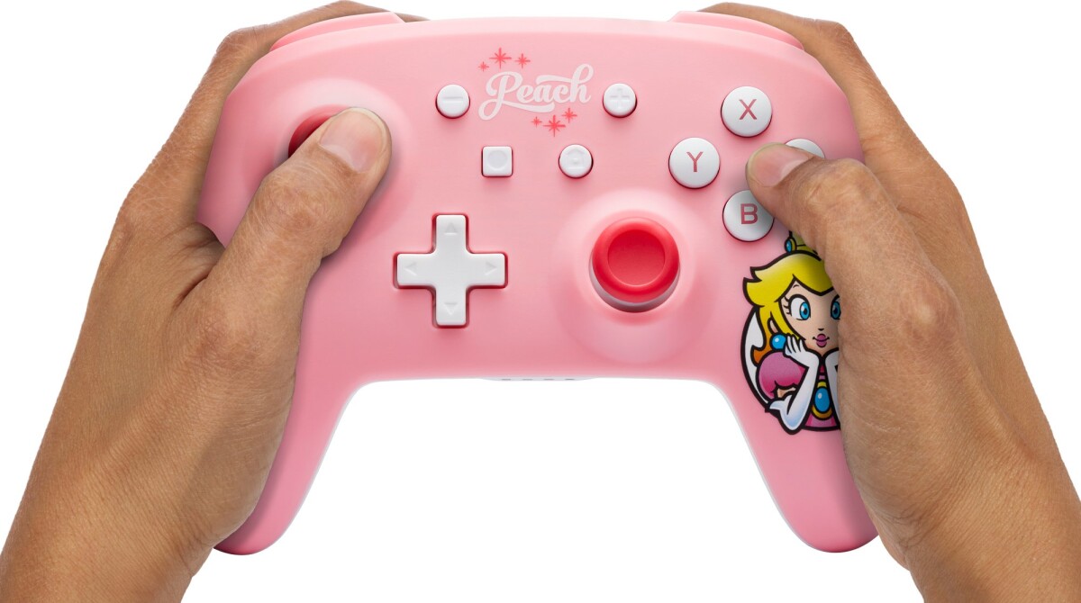 Powera Wireless Controller Princess Peach Pink Nintendo Switch