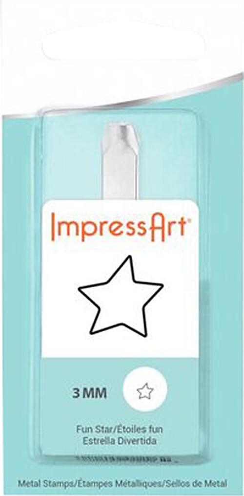 Prægestempel - Stjerne - L 65 Mm - Str 3 Mm - 1 Stk