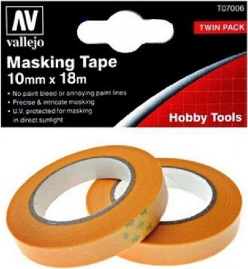 Maskeringstape - Vallejo - 2 Stk - 10 Mm X 18 Meter
