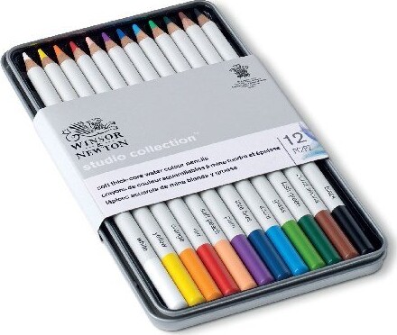 Winsor Newton - Farveblyanter - Studio Collection - 12 Farver
