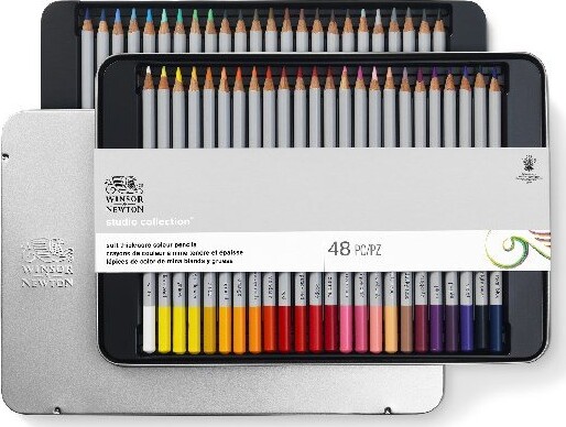 Winsor Newton - Farveblyanter - Studio Collection - 48 Farver