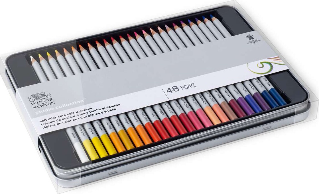 Winsor Newton - Farveblyanter - Studio Collection - 48 Farver