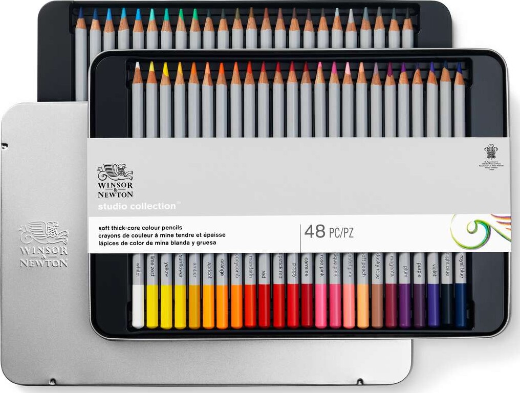 Winsor Newton - Farveblyanter - Studio Collection - 48 Farver
