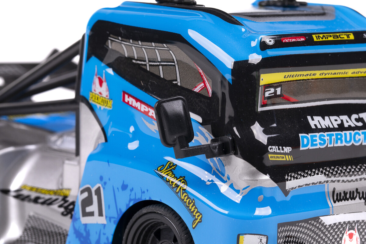Premium Truck Rc 1 24 2 4Ghz Blue - Tec-Toy