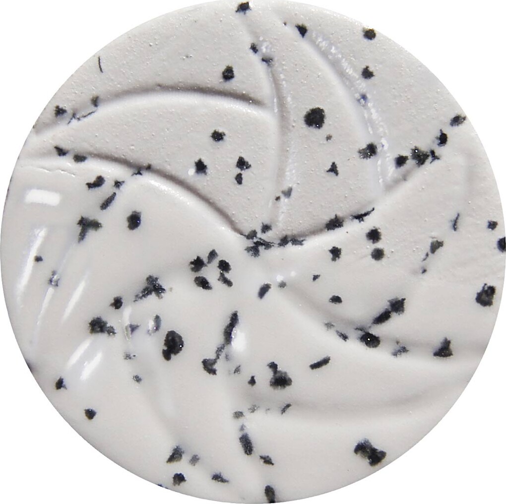 Prikket Keramik Glasur - 999-1060 C - Dækkende - Snow White - 60 Ml