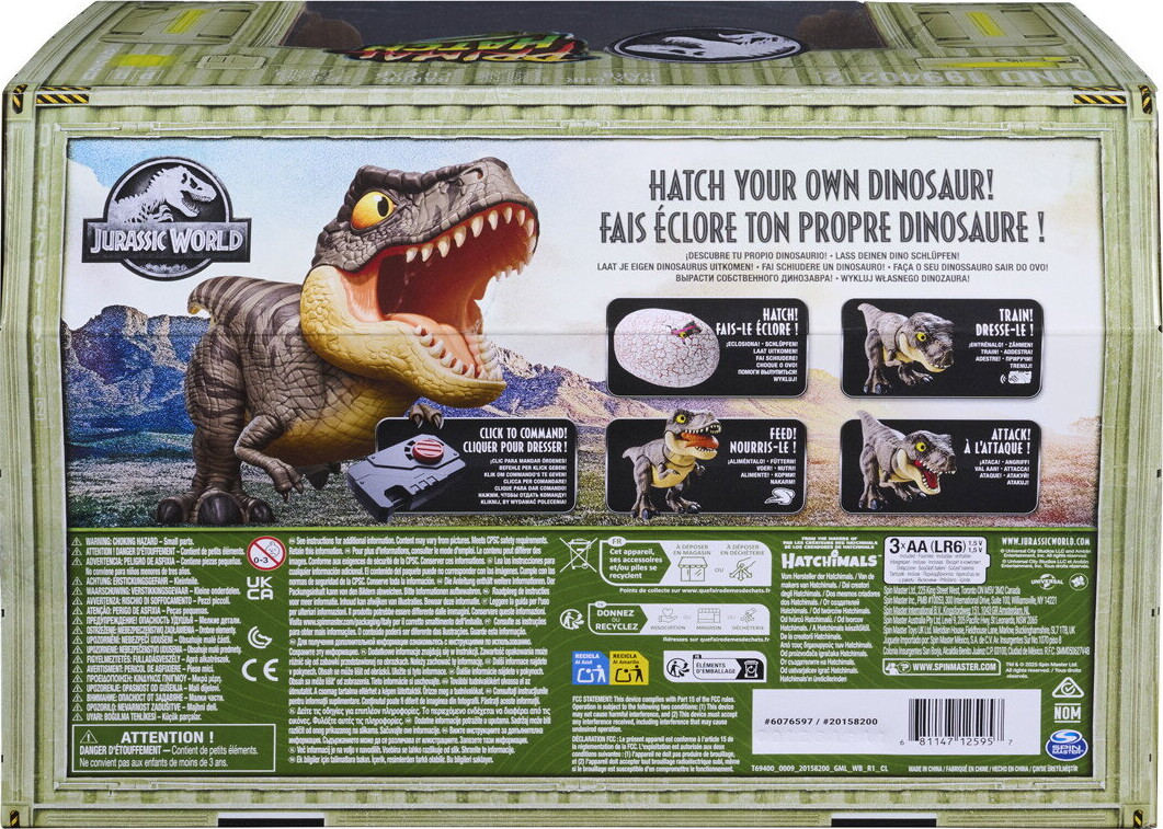 Primal Hatch - Jurassic World T Rex 2 0