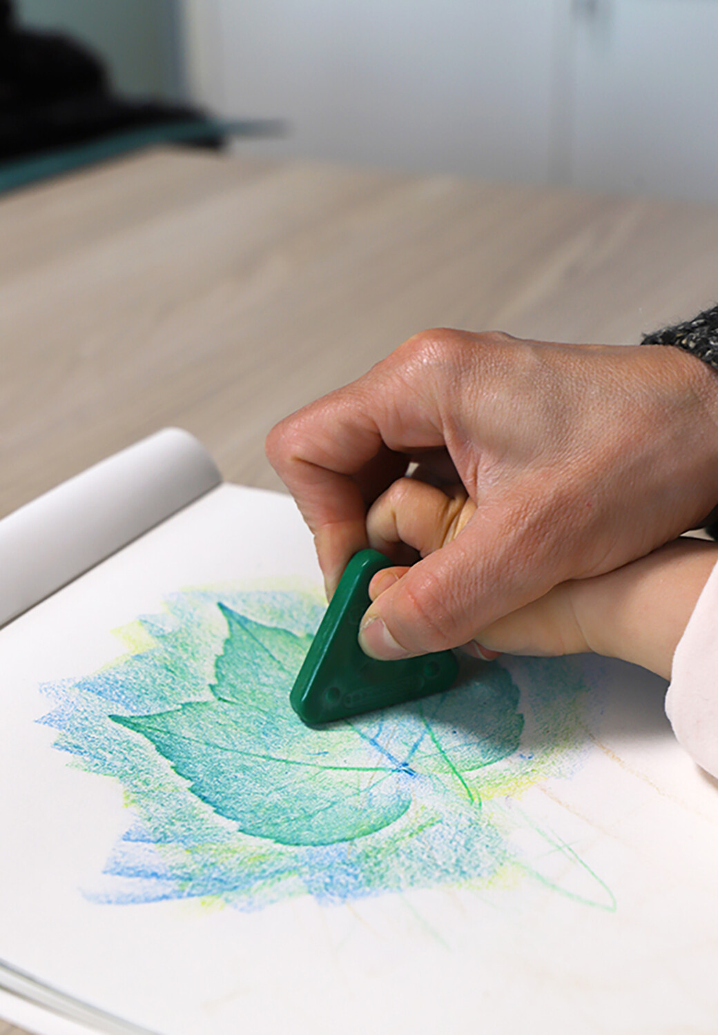 Primo - Farvekridt Af Voks 12 Stk - Trekantede