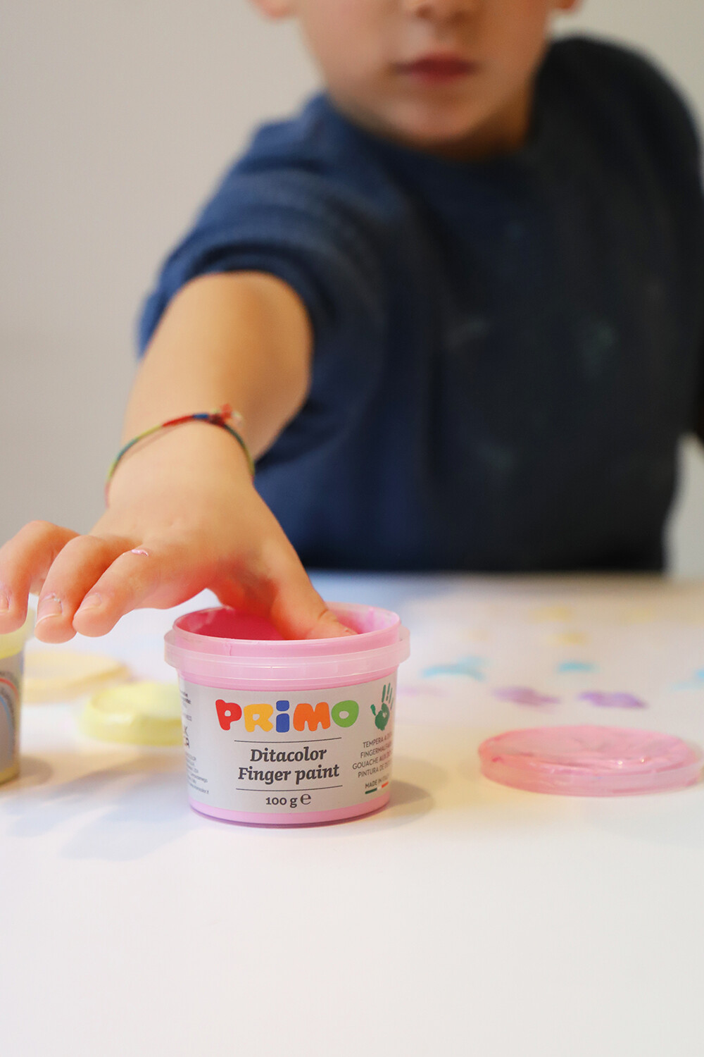 Primo - Fingermaling 6 Bøtter - Pastel