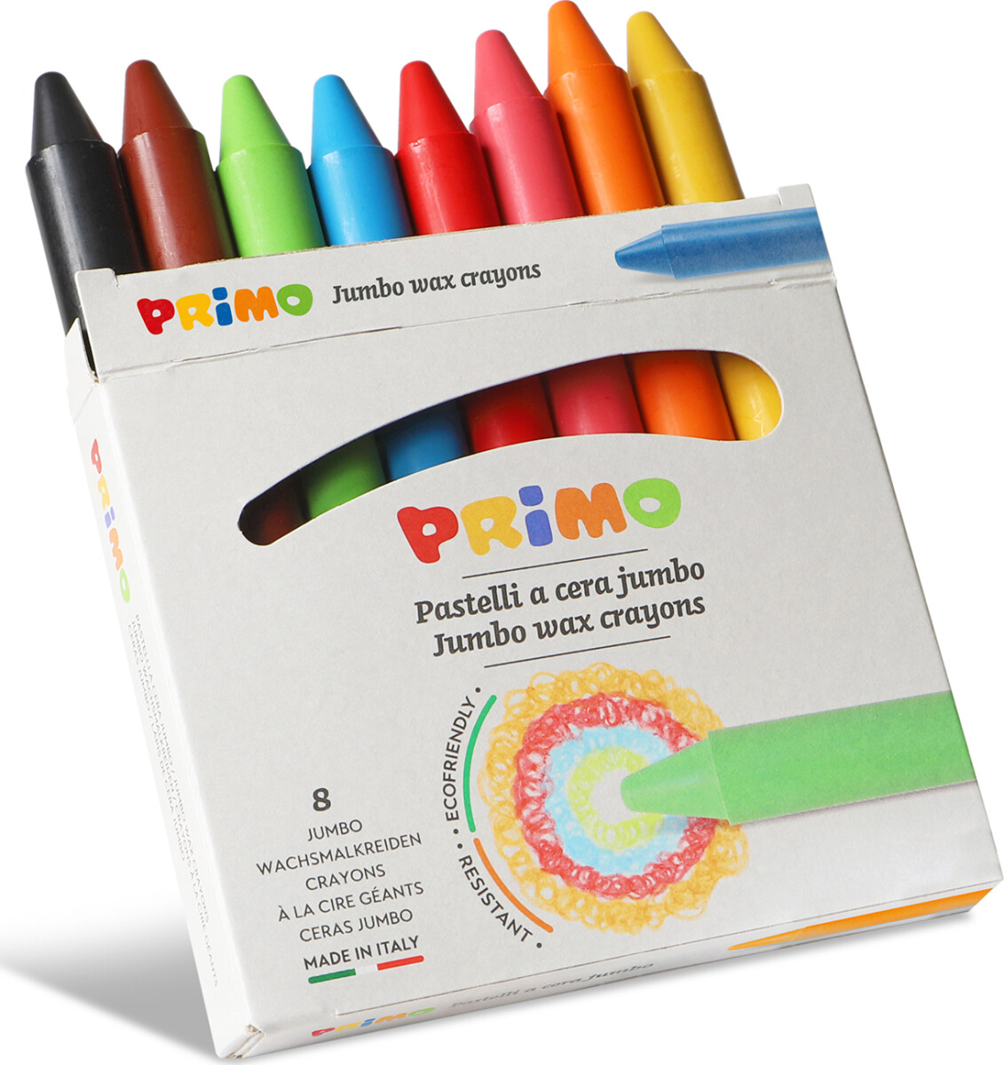 Primo - Jumbo Farvekridt 8 Stk