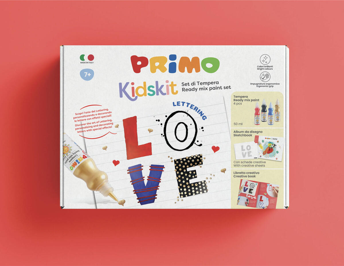 Primo - Kunstmaler Sæt - Lettering