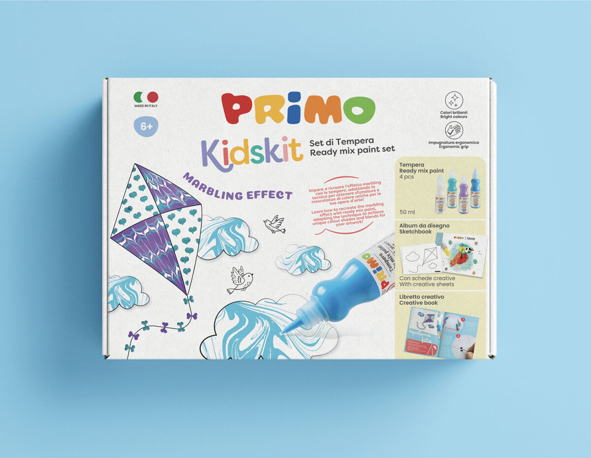 Primo - Kunstmaler Sæt - Marmorering