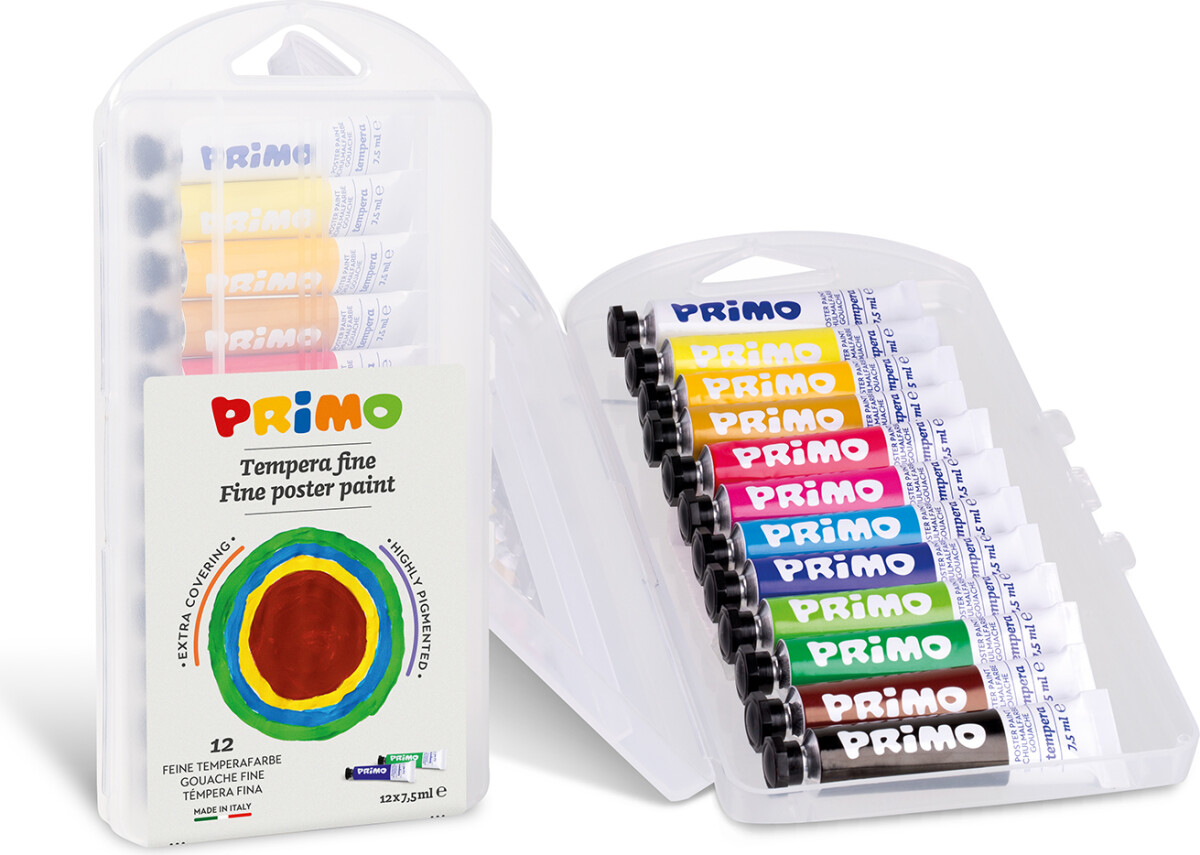 Primo - Plakatmaling 12 Tuber - Små
