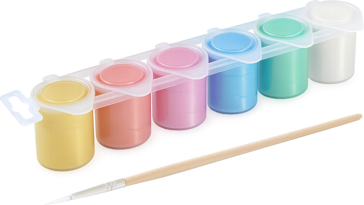 Primo - Plakatmaling 6 Bøtter 25 Ml - Perlemor