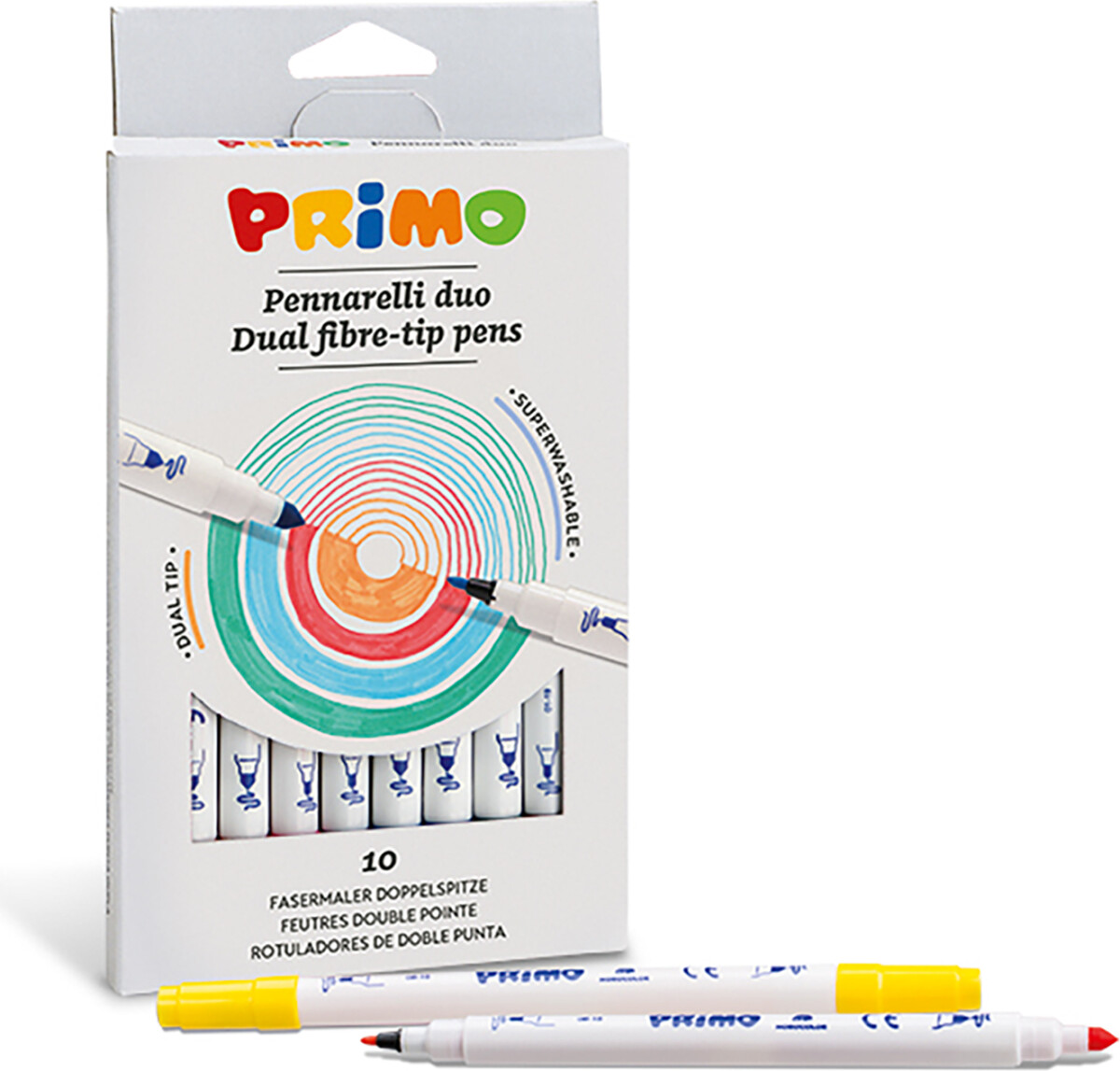Primo - Tusser 10 Stk - Dobbeltsidet