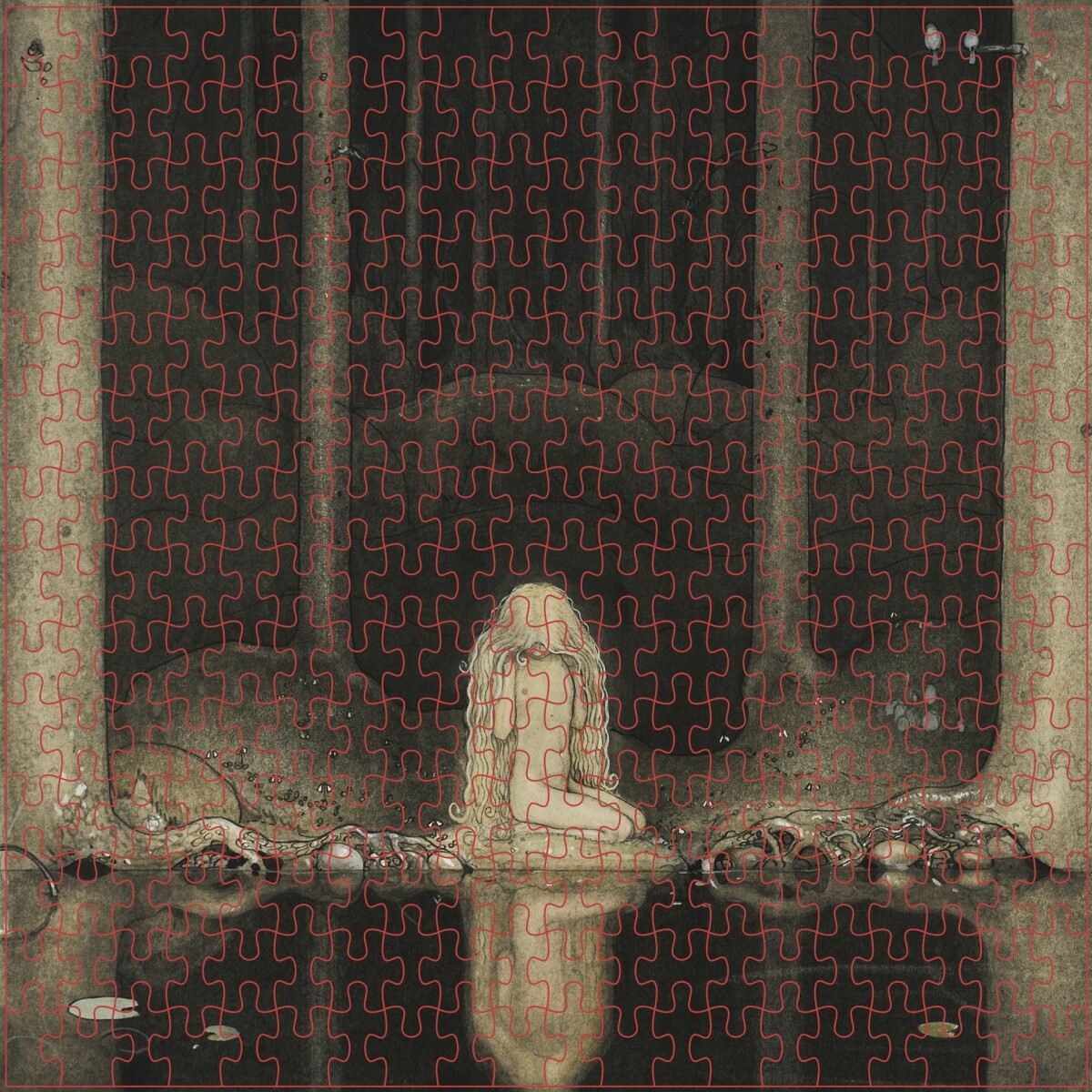 John Bauer Princess Tuvstarr Puzzle
