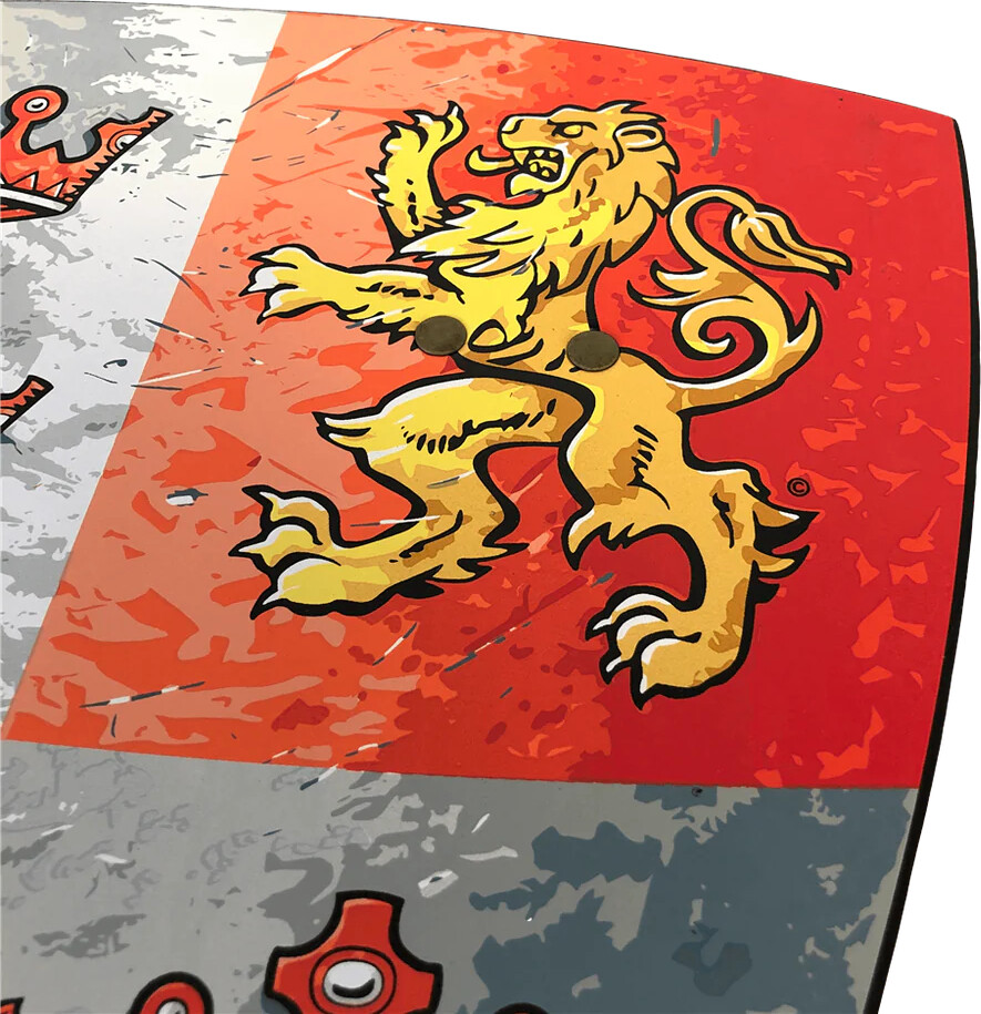 Liontouch - Skjold Legetøj I Skum Til Børn - Prins Løvehjerte