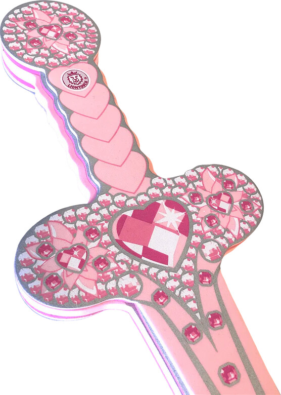 Liontouch - Prinsesse Sværd Legetøj I Skum Til Børn - Diamond Heart