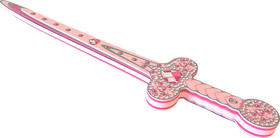 Liontouch - Prinsesse Sværd Legetøj I Skum Til Børn - Diamond Heart