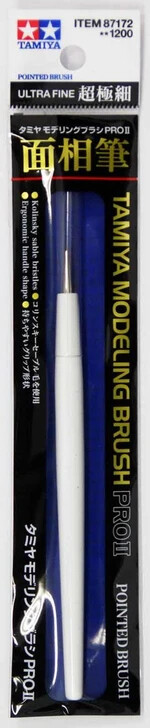 Tamiya - Modeling Brush Pro Ii Pointed Brush - Ultra Fine - 87172