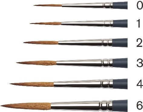 Winsor Newton - Pro Watercolour Synt Sable Brush Rigger Str 0