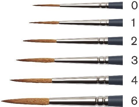 Winsor Newton - Professional Watercolour Brush - Synt Sable Rigger S4