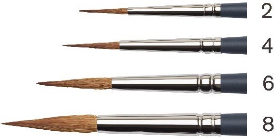 Winsor Newton - Pro Watercolour Synt Sable Brush Pointed Round Str 6