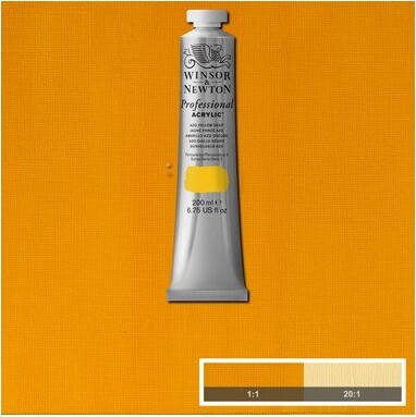 Winsor Newton - Proff Akrylmaling - Azo Yellow Deep 200 Ml