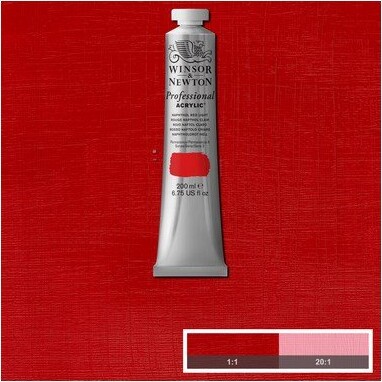 Winsor Newton - Akrylmaling - Napthol Red Light 200 Ml