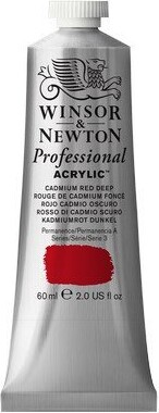 Winsor Newton - Akrylmaling - Cadmium Red Deep 60 Ml