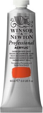 Winsor Newton - Akrylmaling - Cadmium Red Light 60 Ml